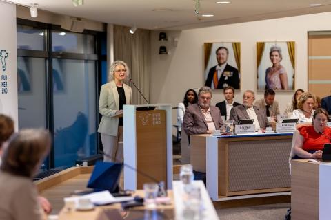 Eerste vicevoorzitter gemeenteraad Purmerend Debora Tollenaar 
