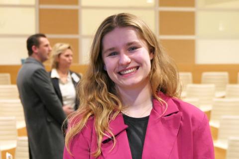 Commissievoorzitter Amber van der Meeren